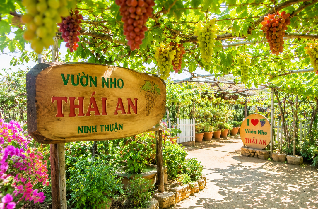 Vườn Nho Thái An Mang Đến Những Trải Nghiệm Gì Trong Hành Trình Khám Phá Ninh Thuận?